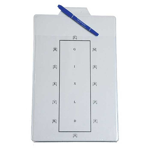 Dry Erase Dressage Pattern Board